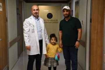 Libyalı 5 yaşındaki Malk mesane pili tedavisiyle Türkiye'de şifa buldu