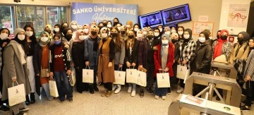 Liseli gençler Sanko Üniversite'sini ziyaret etti