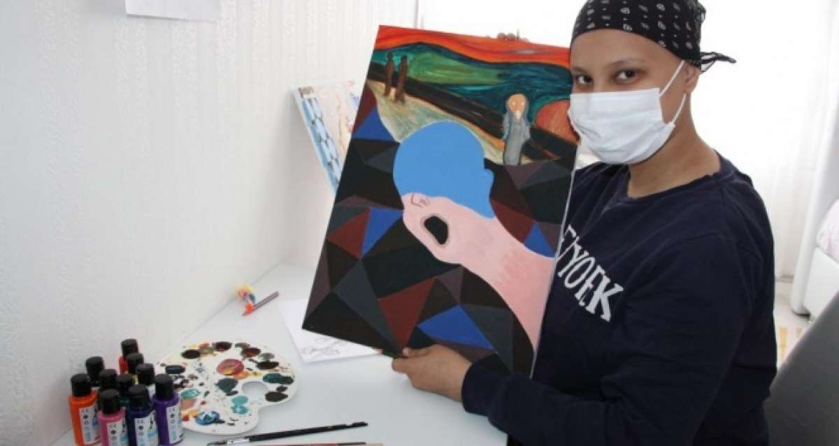 Lösemi hastası 16 yaşındaki Zeynep'in en büyük hayali Prag'da resim çizmek