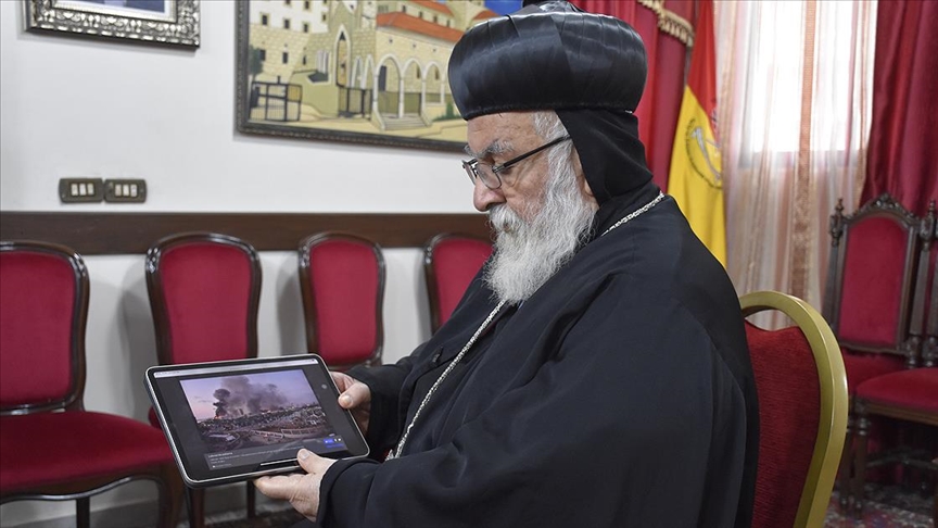 Lübnan'da Süryani Ortodoks Patriği Saliba'nın seçimi 'Lübnan'da patlama' fo