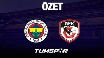MAÇ ÖZETİ | Fenerbahçe 3-2 Gaziantep FK