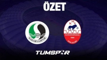 MAÇ ÖZETİ | Sakaryaspor 2-0 Kahramanmaraşspor