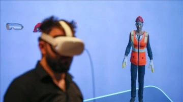 Madencilere "sanal gerçeklik gözlüğü"yle iş güvenliği eğitimi