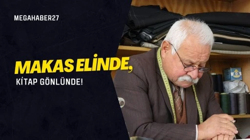 Makas elinde, kitap gönlünde!