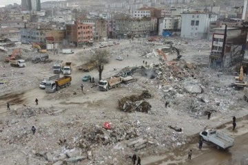 Malatya’daki yıkım havadan görüntülendi