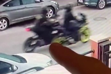 Maltepe'de 100 bin TL'lik motosikleti ittirerek çaldılar