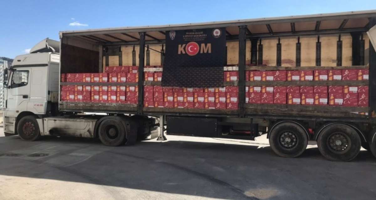 Mardin'de 5 milyon liralık kaçak içki ele geçirildi
