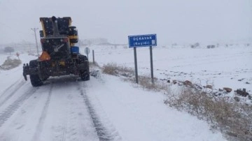 Mardin&rsquo;de çoğu bölgenin yolu aşırı kar yağışı nedeniyle kapandı