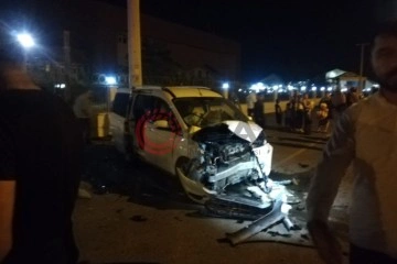 Mardin’de düğün yolunda kaza: 2’si çocuk 5 yaralı