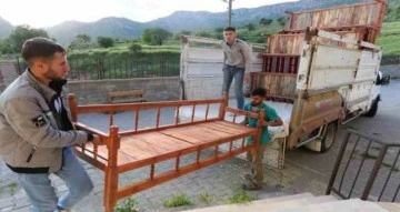 Mardin’de sosyal yaşam evlerine sedir dağıtımı başladı