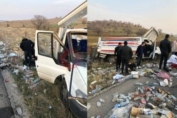 Mardin’de tır yol kenarında bekleyen kamyonete çarptı: 3 yaralı