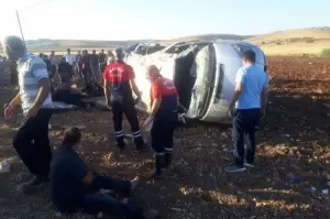 Mardin'de trafik kazası: 10 yaralı