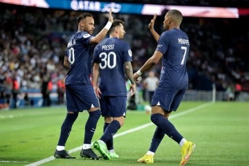 Mbappe, Messi ve Neymar &uuml;&ccedil;l&uuml;s&uuml;nden 64 gol