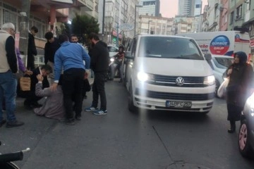 Mecidiyeköy 'de VIP minibüs yolun karşısına geçmeye çalışan kadına çarptı
