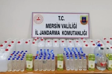 Mersin'de sahte içki operasyonu: 5 gözaltı