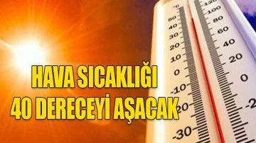 Meteoroloji tarih vererek uyardı:Gaziantep dahil 10 ilde sıcaklık 40 dereceyi aşacak!