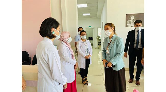 Milletvekili Bakbak'tan,Katem ve Cengiz Gökçek kadın doğum hastanesi ve tüp bebek merkezine ziyaret