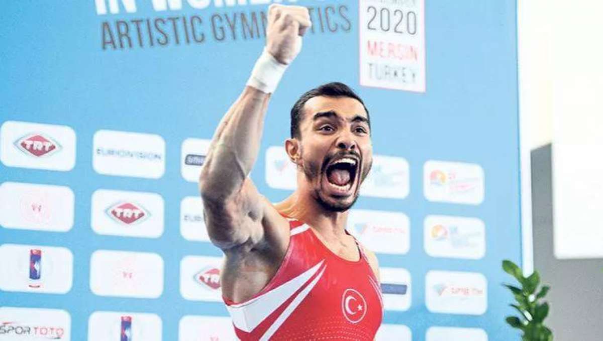 Milli cimnastikçi Ferhat Arıcan, altın madalya kazandı