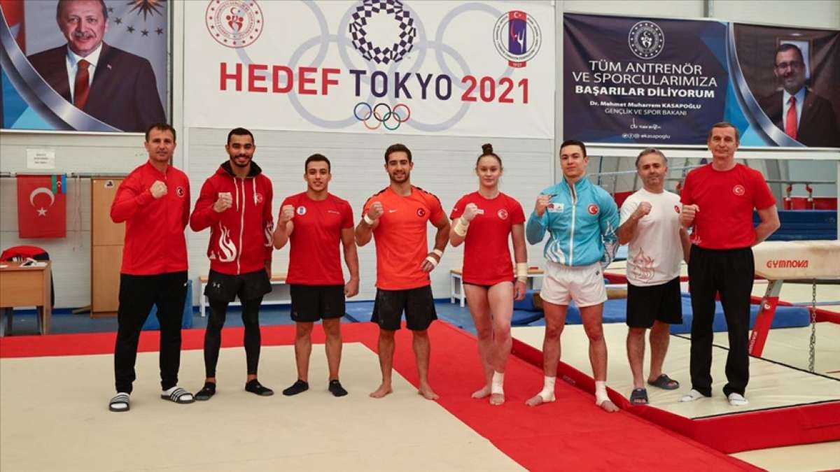 Milli cimnastikçiler Tokyo Olimpiyatları'nda madalya kovalayacak