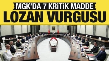 Milli Güvenlik Kurulu (MGK) toplantısı sona erdi: Bildiri yayımlandı