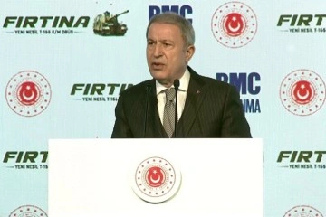 Milli Savunma Bakanı Akar: 'Fırtına Obüsleri şanlı ordumuzun gücüne güç katacak'