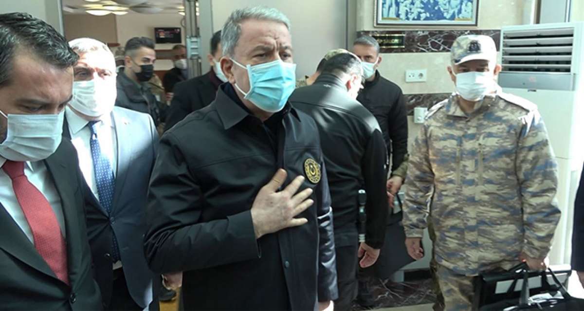 Milli Savunma Bakanı Akar: 'Yaralıların durumu şu an iyi ve kontrol altında'