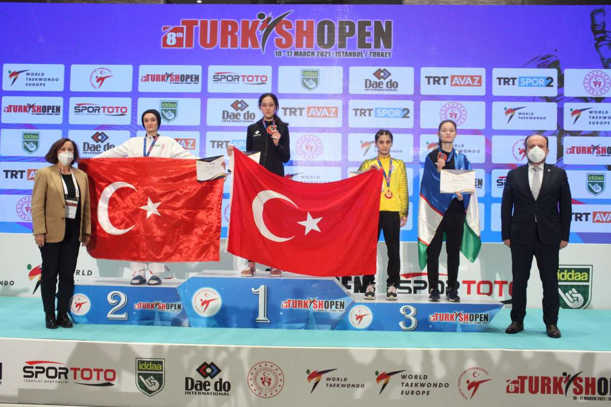 Millilerden Turkish Openda 1 altın, 1 gümüş ve 3 bronz madalya