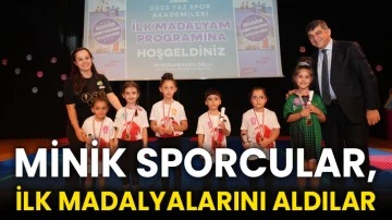 Minik Sporcular, İlk Madalyalarını Aldılar