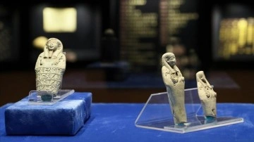 Mısır'ın 'Uşabti' heykelcikleri İzmir'de ilk kez ziyarete açıldı