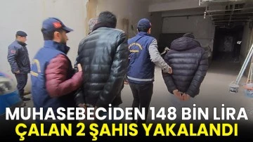 Muhasebeciden 148 bin lira &ccedil;alan 2 şahıs yakalandı