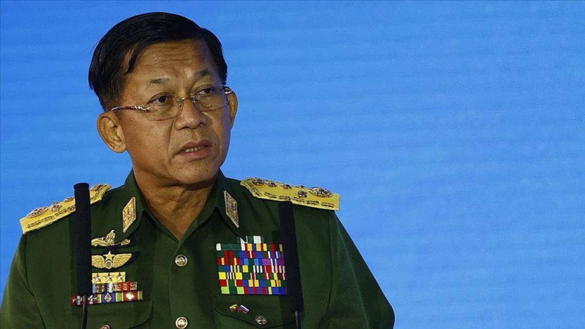 Myanmar'da darbeci lider General Hlaing içişlerine karışan ülkeleri eleştirdi