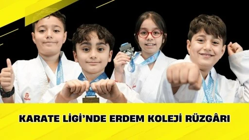 Karate Ligi&rsquo;nde Erdem Koleji R&uuml;zg&acirc;rı