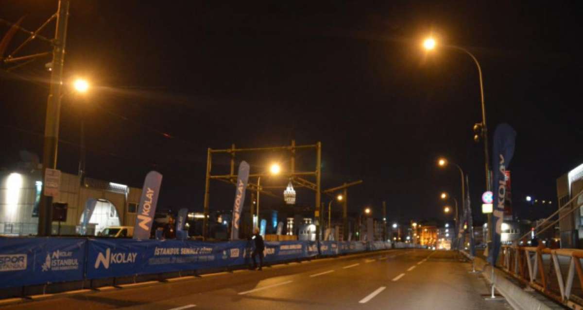 N Kolay İstanbul Yarı Maratonu için yollar kapatıldı