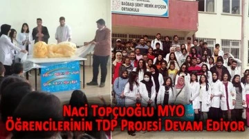 Naci Topçuoğlu MYO Öğrencilerinin TDP Projesi Devam Ediyor
