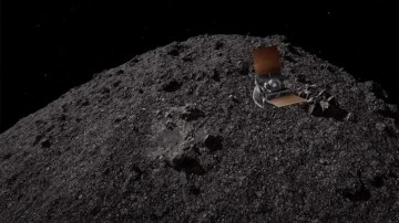 NASA'nın Bennu asteroidine gönderdiği uzay aracı ABD'nin ilk asteroit örnekleriyle Dünya&#