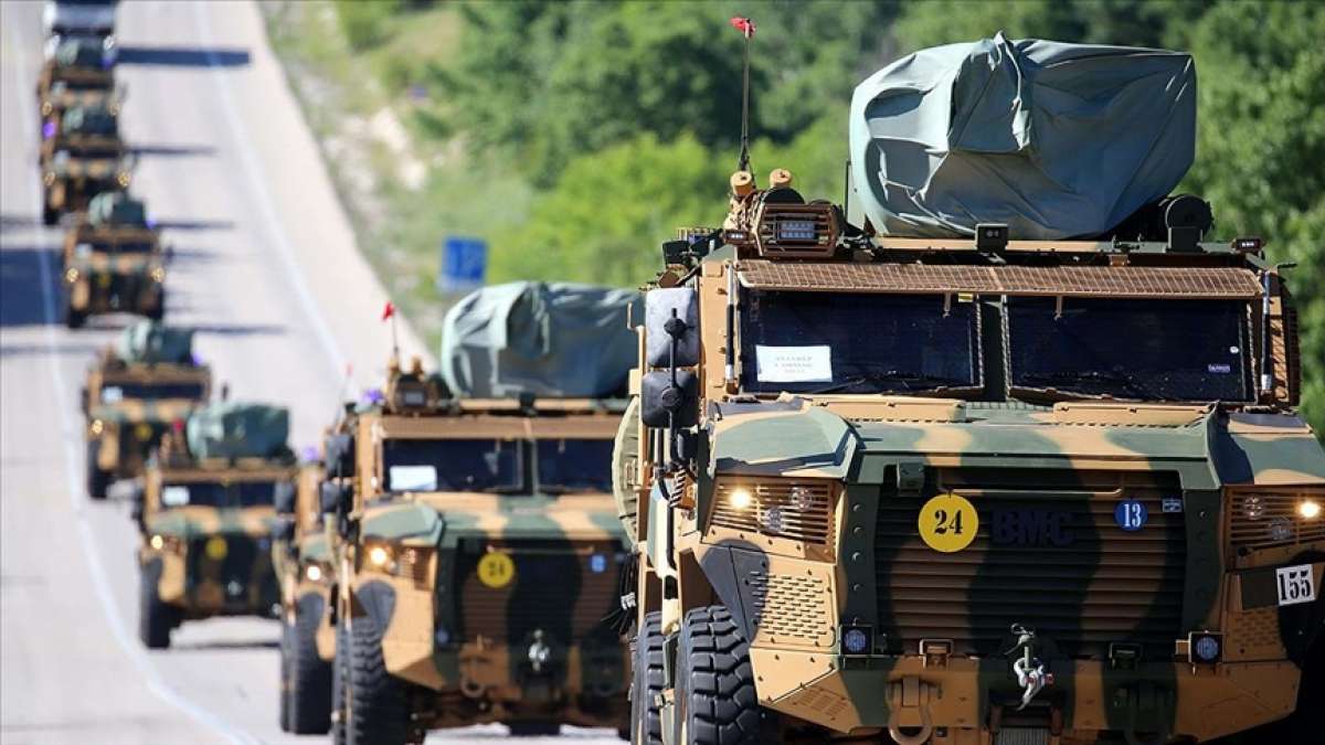 NATO tatbikatına katılmak üzere yola çıkan Mehmetçik Bulgaristan'a geçiş yaptı