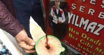 Nisan ayında Diyarbakır'daki soğuk hava meyan kökü şerbeti satışlarını etkiledi