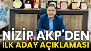 Nizip AKP'den ilk aday açıklaması