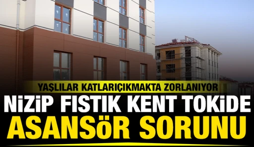 Nizip Fıstık Kent TOKİ’de Asansör Sorunu Vatandaşları Mağdur Ediyor