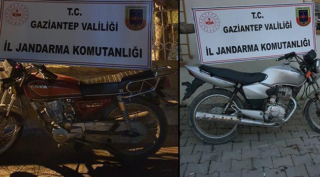  Nizip'te 2 çalıntı motosiklet bulundu 