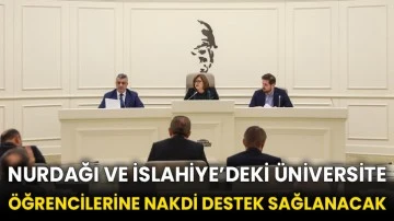 Nurdağı ve İslahiye’deki üniversite öğrencilerine nakdi destek sağlanacak