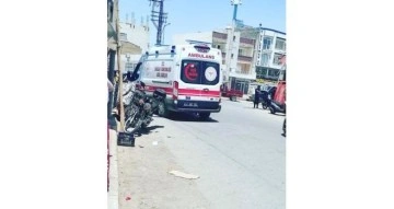 Nusaybin’de otomobil ile motosiklet çarpıştı: 1 yaralı