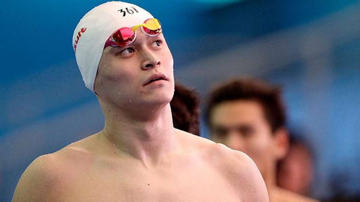 Olimpiyat şampiyonu Çinli yüzücü Sun Yang, doping cezası nedeniyle...