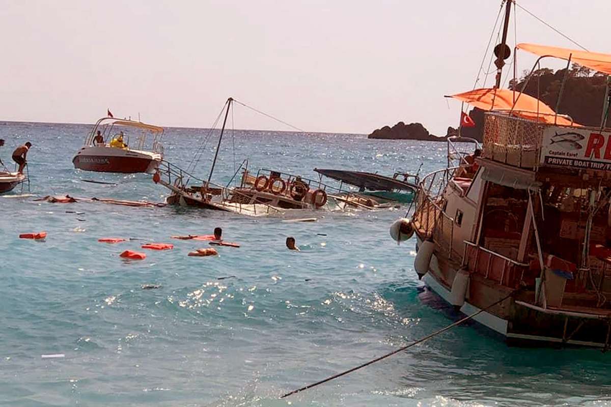 Ölüdeniz'de batan teknenin kaptanı gözaltına alındı