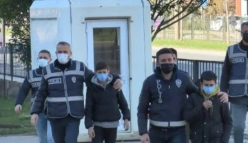 Ordu'dan çaldıkları otomobille İstanbul'da yakalanan 3 çocuk adliyede