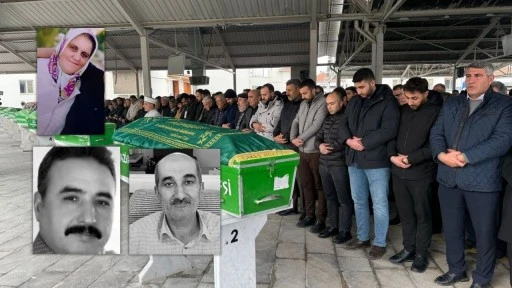 Otobüs kazasında hayatını kaybeden 3 kişi Gaziantep'te son yolculuğuna uğurlandı