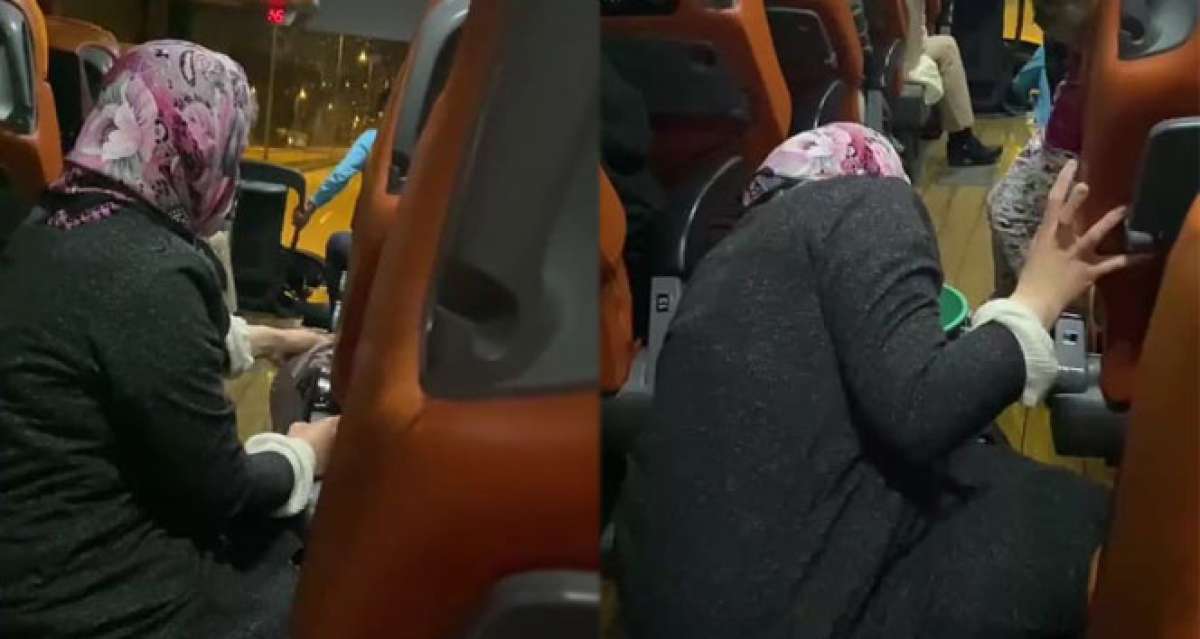 Otobüste engelli yolcu istifra edince 'temizlik' yaptırıldı! O anlar kameraya yansıdı