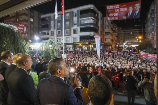 Özgür Özel ve Mansur Yavaş'tan Nizip ziyareti