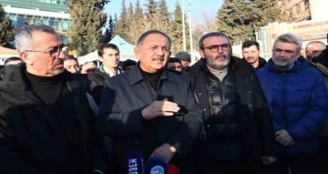 Özhaseki: “Kahramanmaraş’ta 105 belediye çalışıyor”
