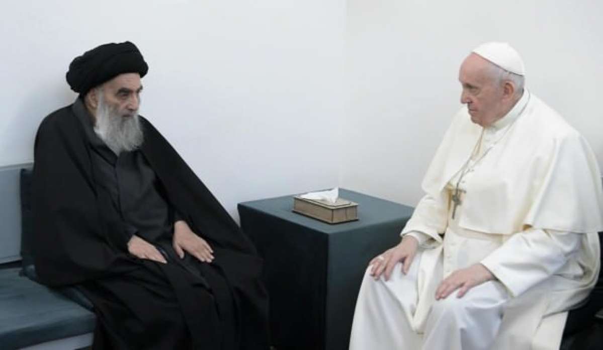 Papa ve Sistani bir araya geldi